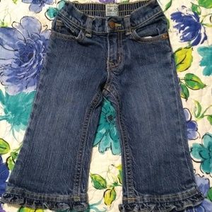 Children's Place ruffle jeans